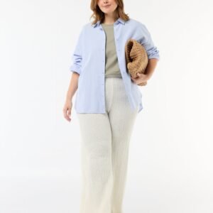 بنطلون Pantalón de punto gofrado