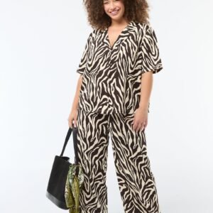 بنطلون Pantalón punto gofrado