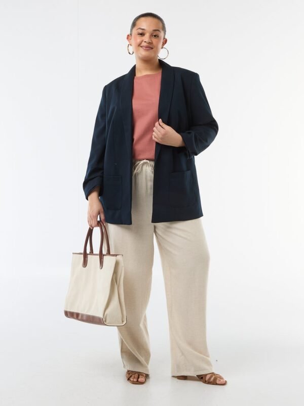 بنطلون Pantalón de lino mezclado