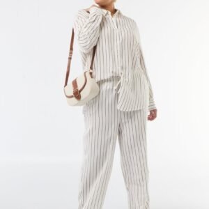 بنطلون Pantalón de lino mezclado