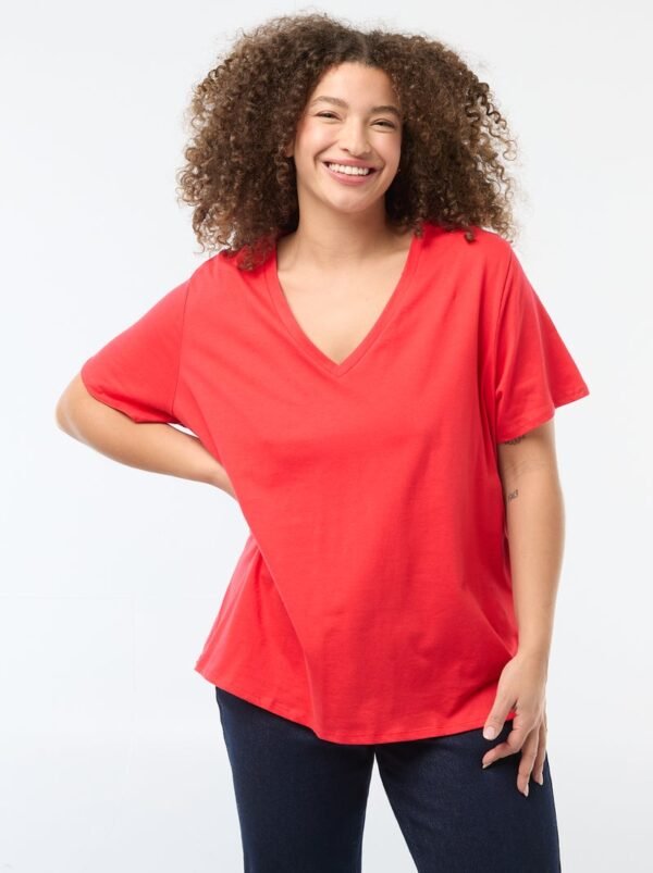 تيشرت Camiseta de cuello en pico