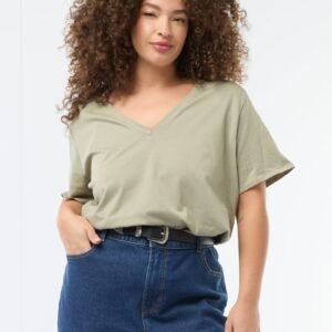 تيشرت Camiseta de cuello en pico