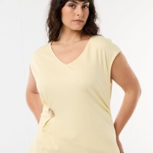 camiseta-drapeada-con-joya-dorada-amarillo-gcx40_4_hd1 تيشرت Camiseta drapeada con joya