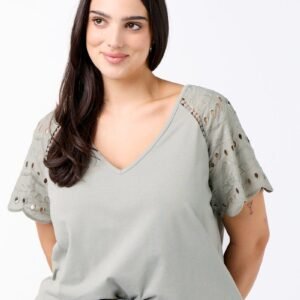 تيشرت Camiseta lisa bordados