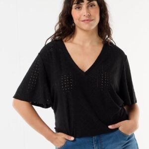 camiseta-lisa-de-punto-calado-negro-fsq33_5_hd1 تيشرت Camiseta lisa