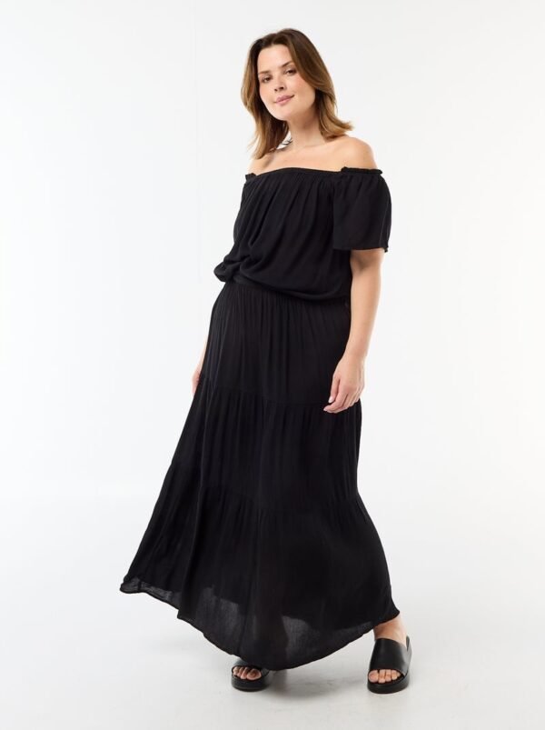 تنورة Falda midi de crepé