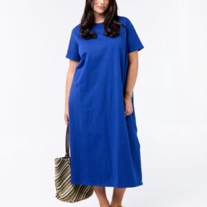 vestido-camiseta-largo-liso-azul-fip41_5_hd1 فستان Vestido liso