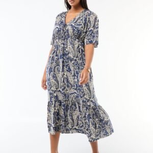 vestido-fluido-con-estampado-fantasia-azul-gdo06_4_hd1 فستان Vestido fluido fantasía