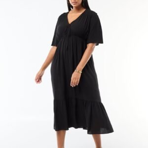 vestido-fluido-con-estampado-fantasia-negro-gdo06_5_hd1 فستان Vestido fluido fantasía