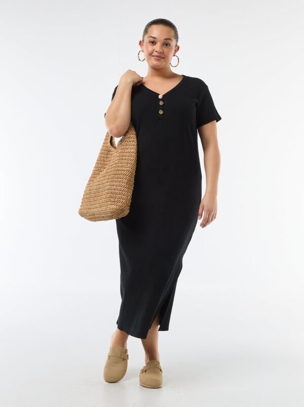 فستان Vestido largo de canalé