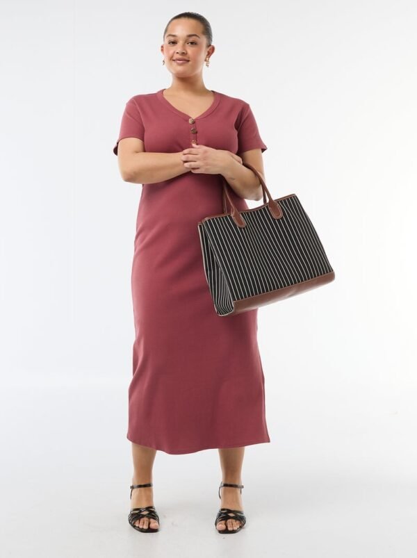 فستان Vestido largo de canalé