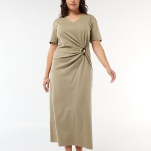 vestido-largo-plisado-con-joya-dorada-verde-gbo77_2_hd1 فستان Vestido plisado