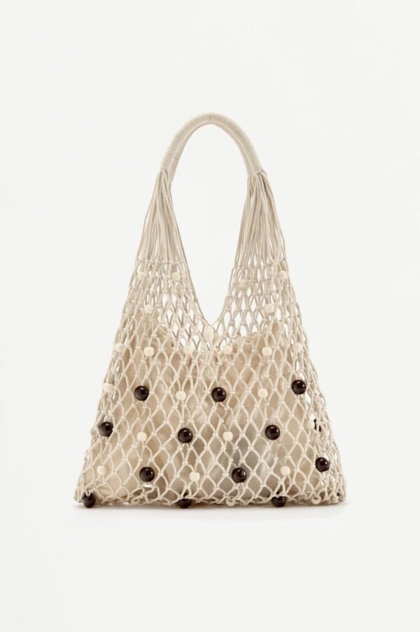 حقيبة Bolso saca macramé