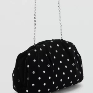 MANGO Bolso clutch strass