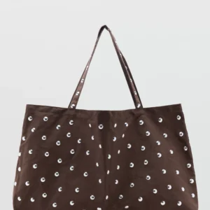 MANGO Bolso tachuelas
