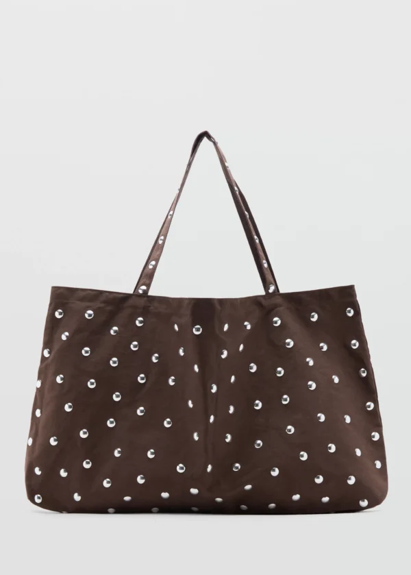 MANGO Bolso tachuelas